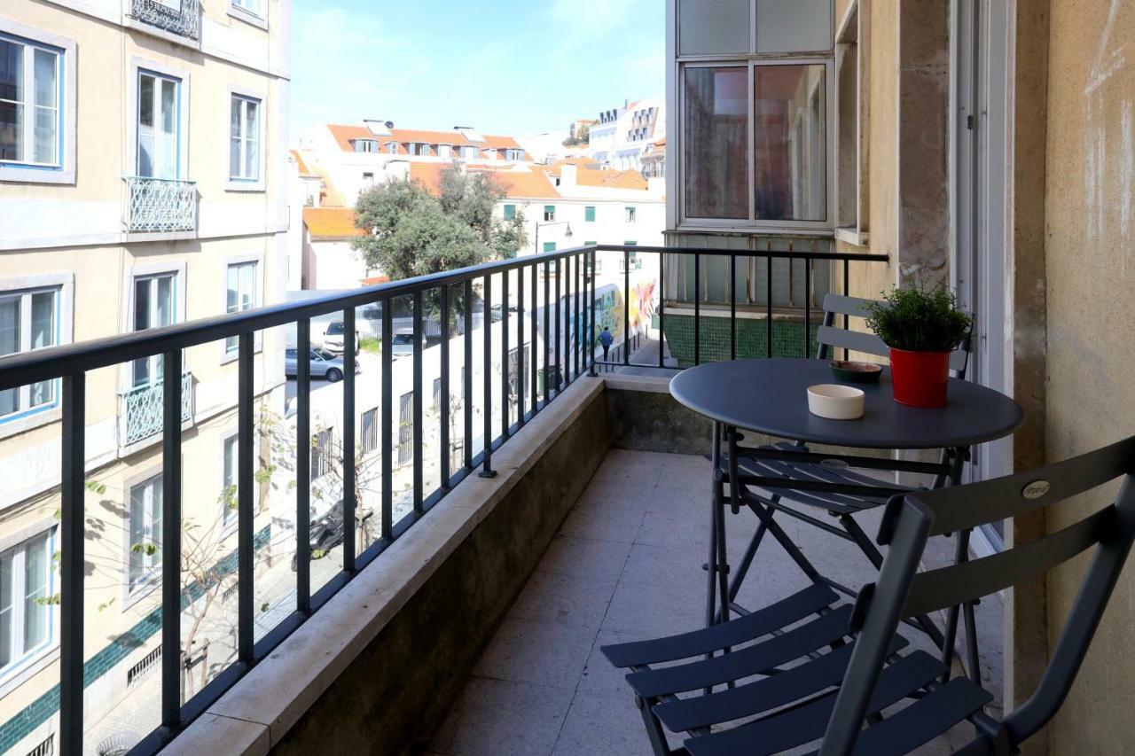 Mouraria House Central And Quiet With A Balcony Appartement Lissabon Buitenkant foto